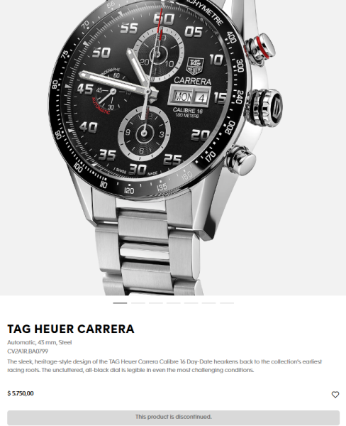 Tag Heuer Carrera Calibre 16 - 3