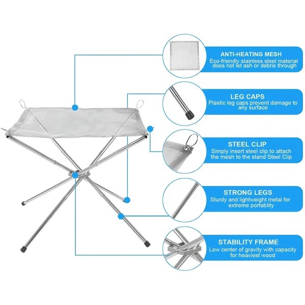 Mesh Fire Pit - 5