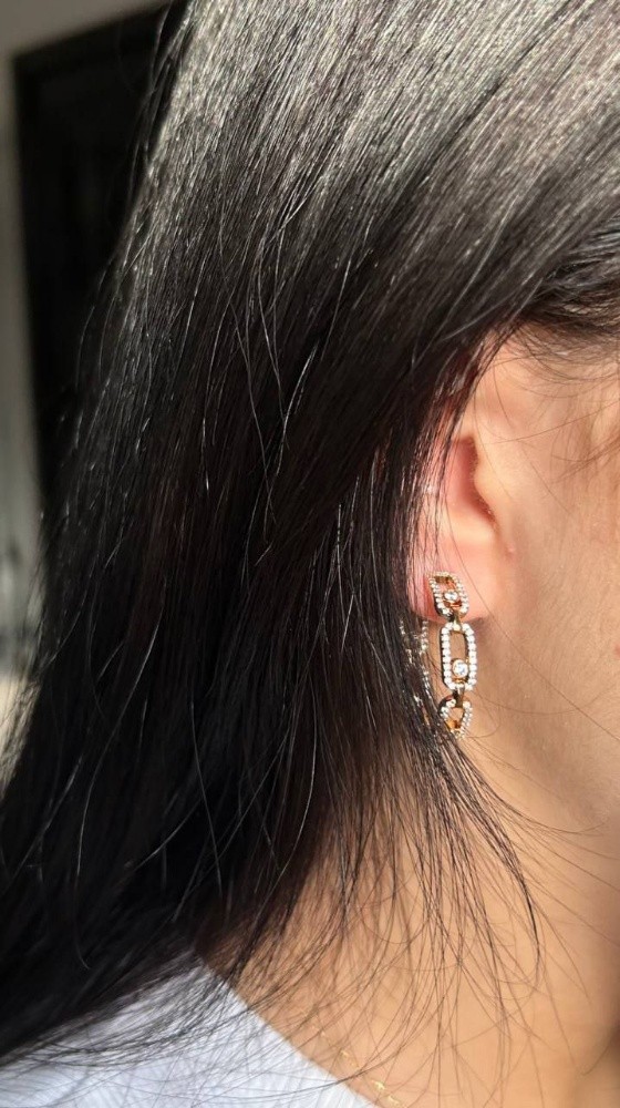 Messika Move Link SM Hoop Earring - 2