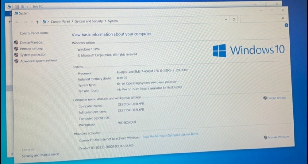 Dell laptop - 2