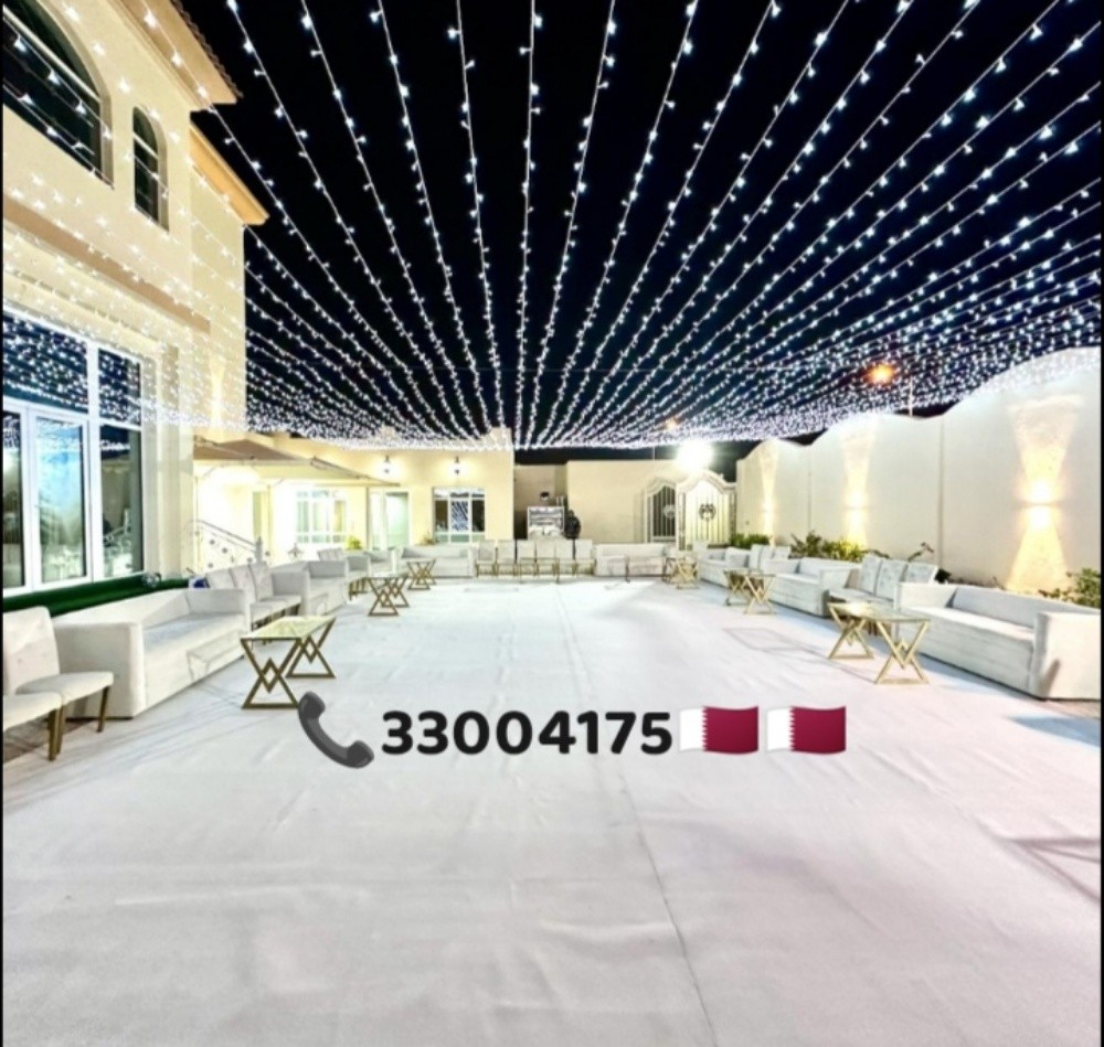 Wedding lighting decoration,Qatar - 5
