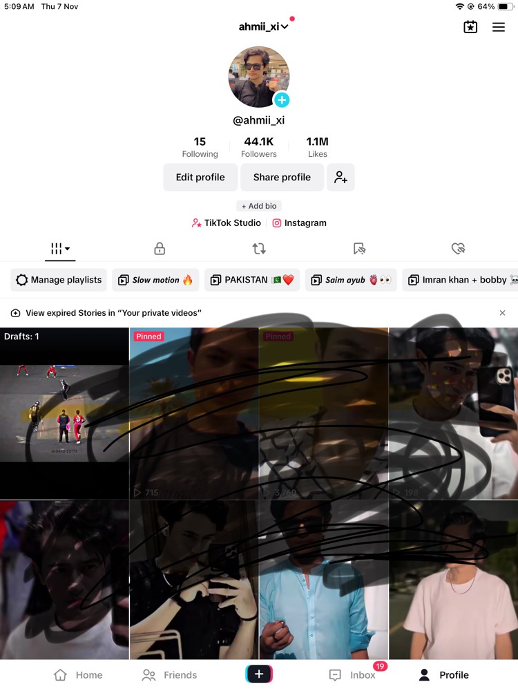 tiktok account - 1