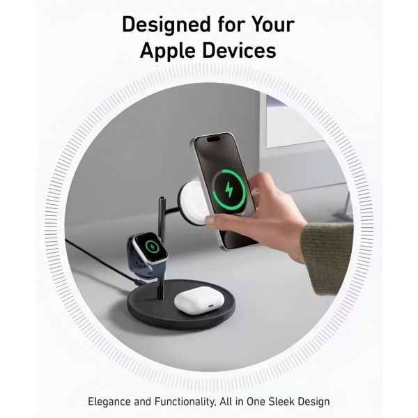 3-in-1 Magnetic Wireless Charger - 4