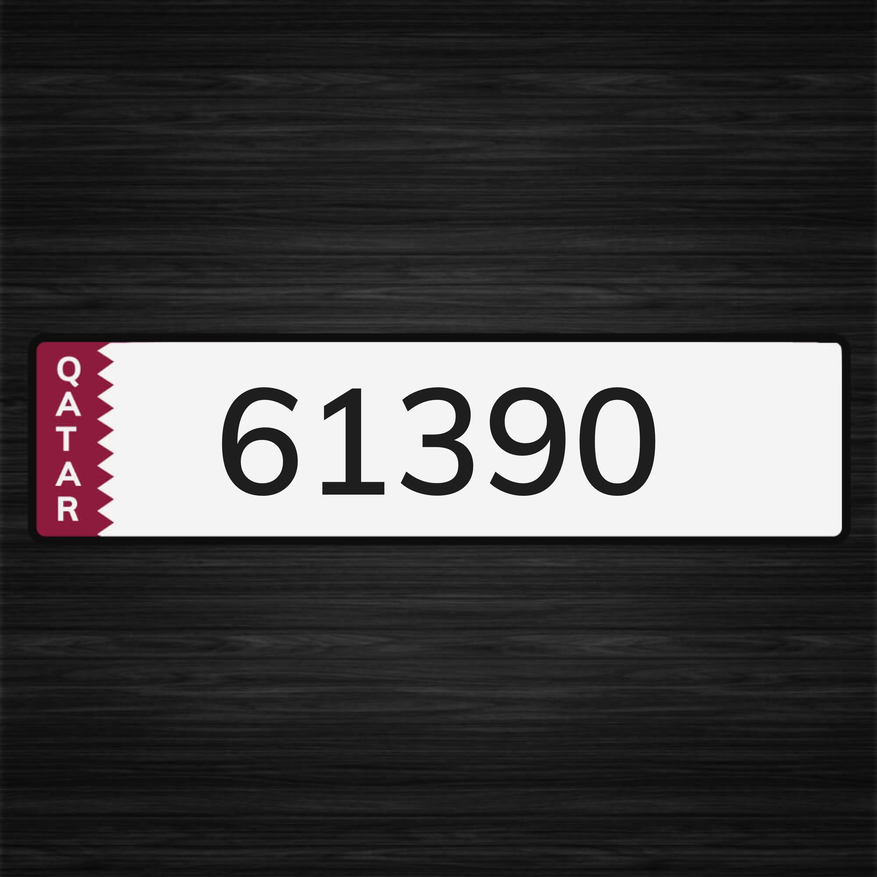 car plate 5 numbers - 1