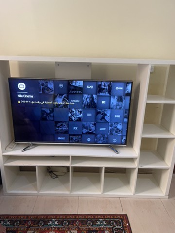 tv and bookshelf  - 2