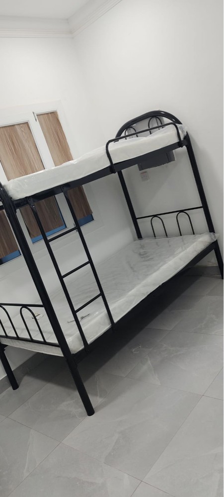 Silver Bunk Bed,Metal Bed,Cabinet - 6