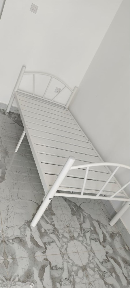 Silver Bunk Bed,Metal Bed,Cabinet - 7