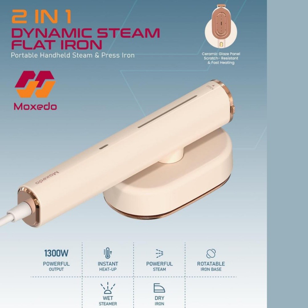 Moxedo 2 in 1 Dynamic Steam Iron - 1
