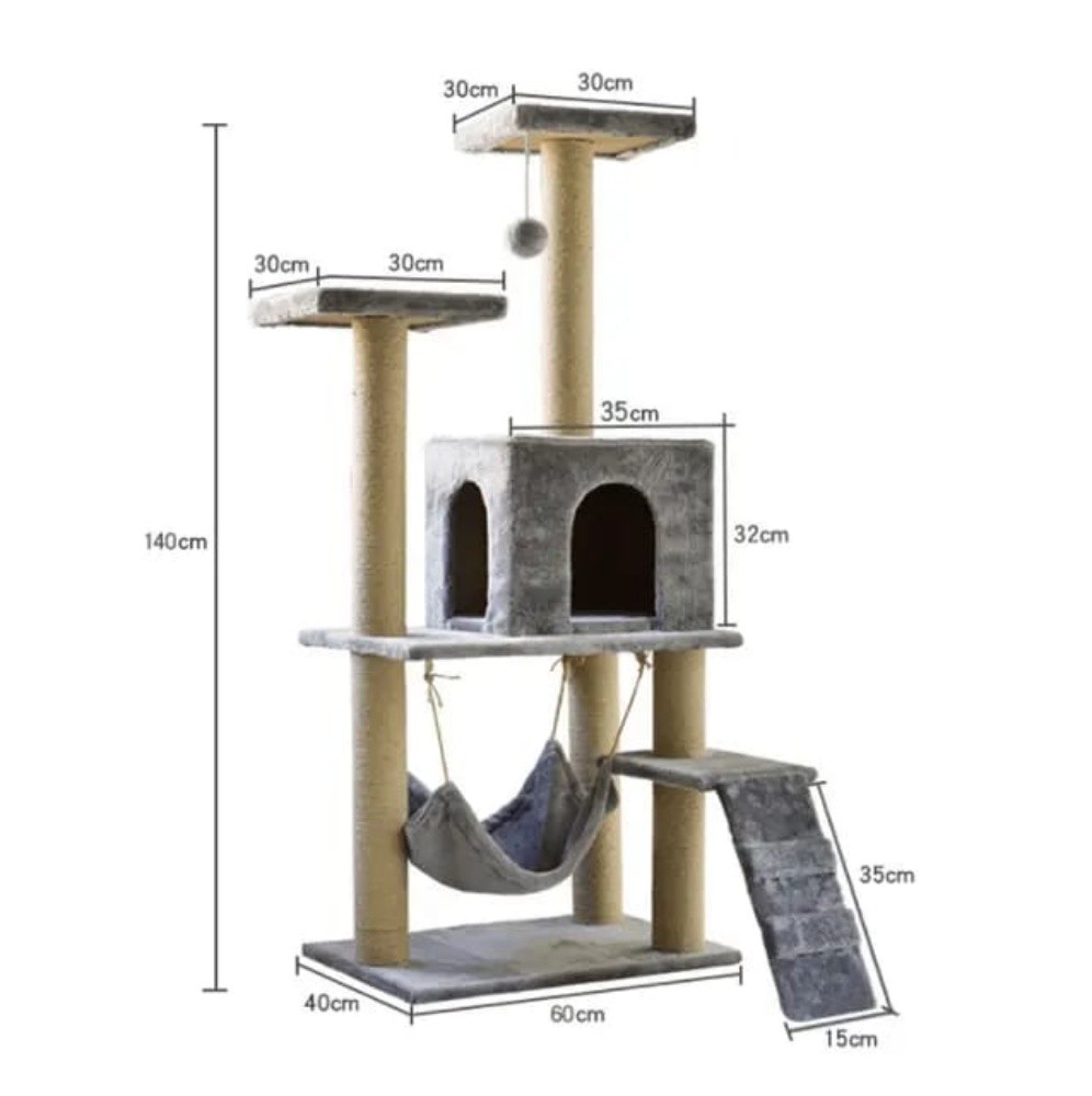Cat climbing tree - 2