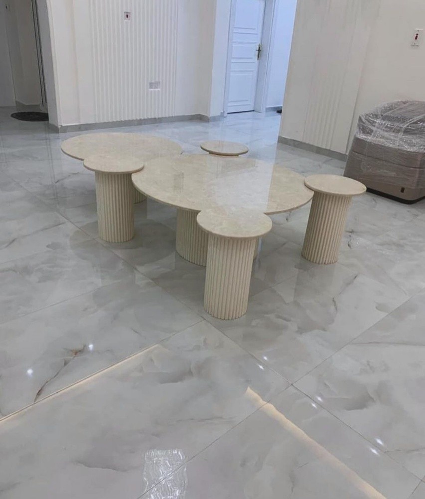 طاولات وكراسي وبوفية حديد مشغول - 3