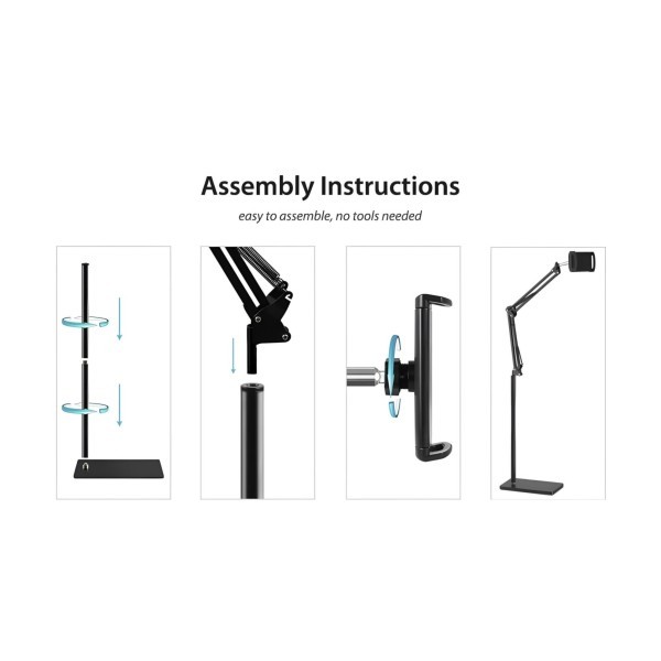 Admos 2-in-1 Flexible Floor Stand - 2