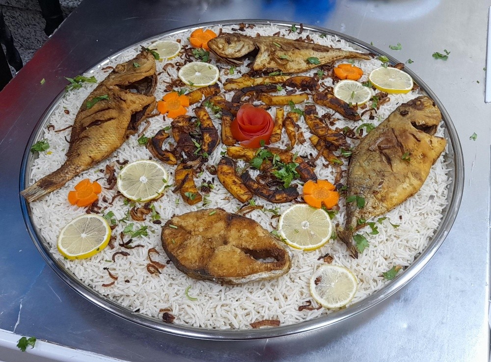 طبق برياني السمك المختلط - 6