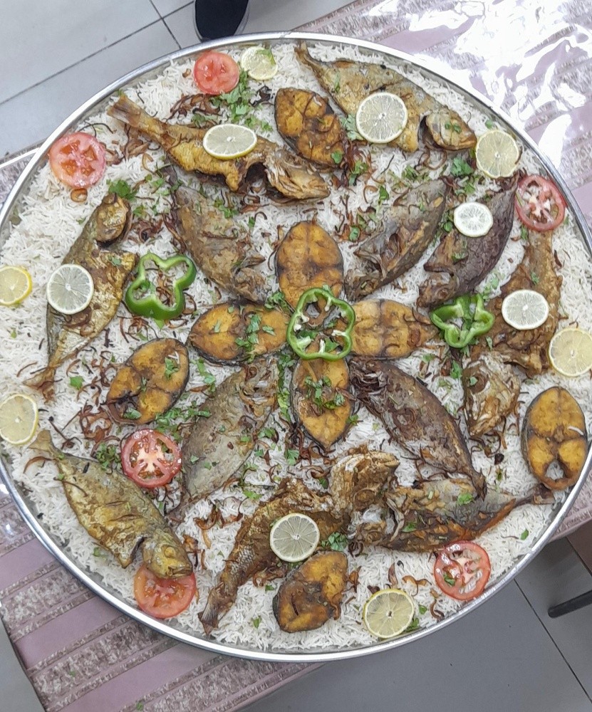 طبق برياني السمك المختلط - 9