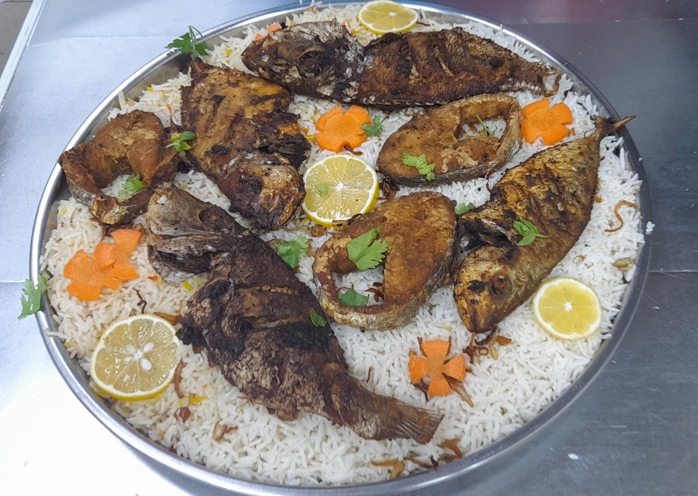 طبق برياني السمك المختلط - 3