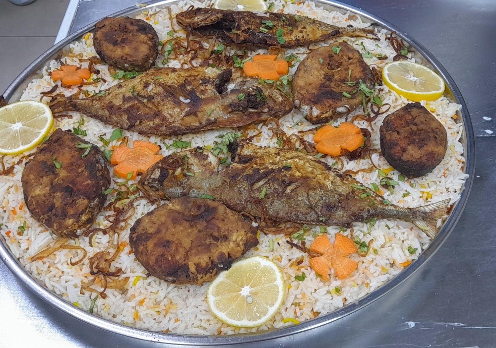 طبق برياني السمك المختلط - 5
