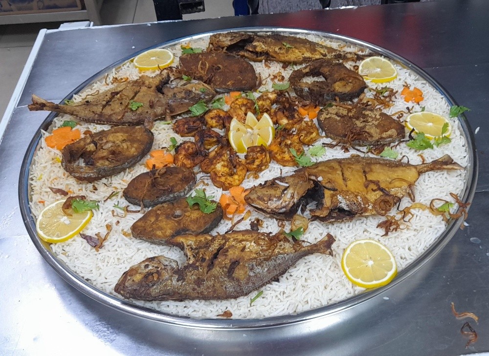 طبق برياني السمك المختلط - 2