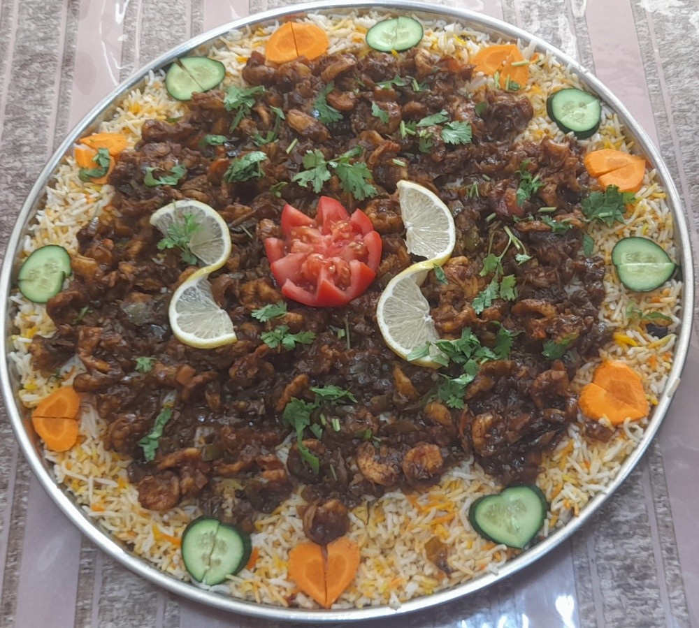 طبق برياني السمك المختلط - 10