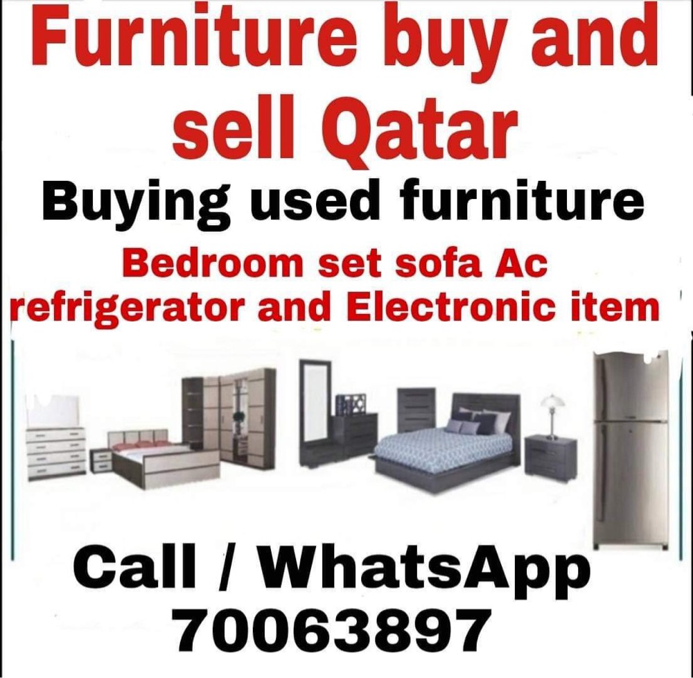 Used furniture buying in qatar  - 1