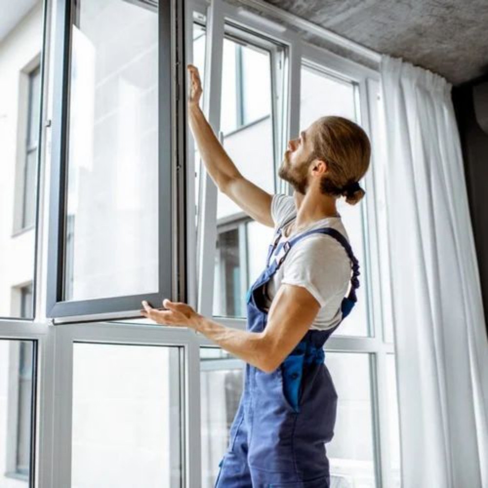 aluminiam window,,,wall painter - 1