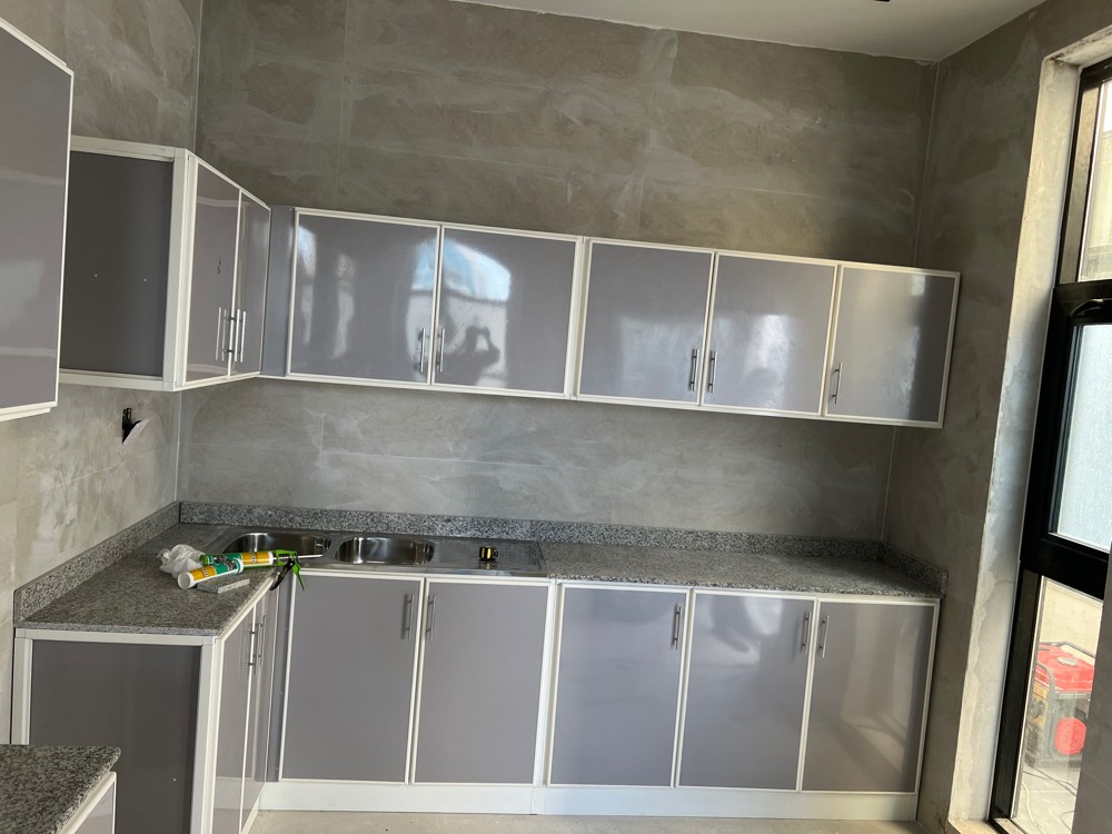 New aluminum kitchen cabinet maki - 4