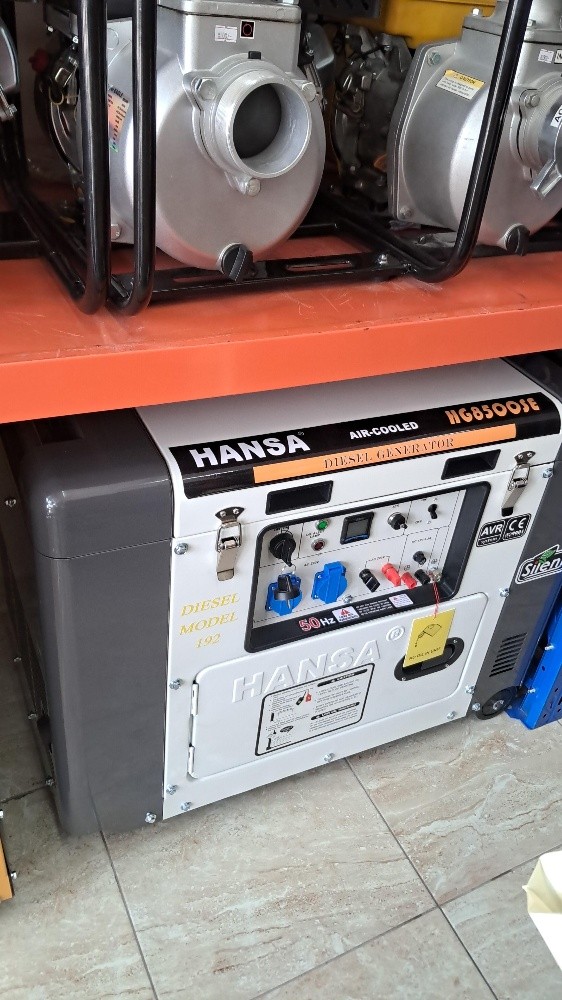 HANSA DIESEL GEN SET 6.7KW HG8500 - 2