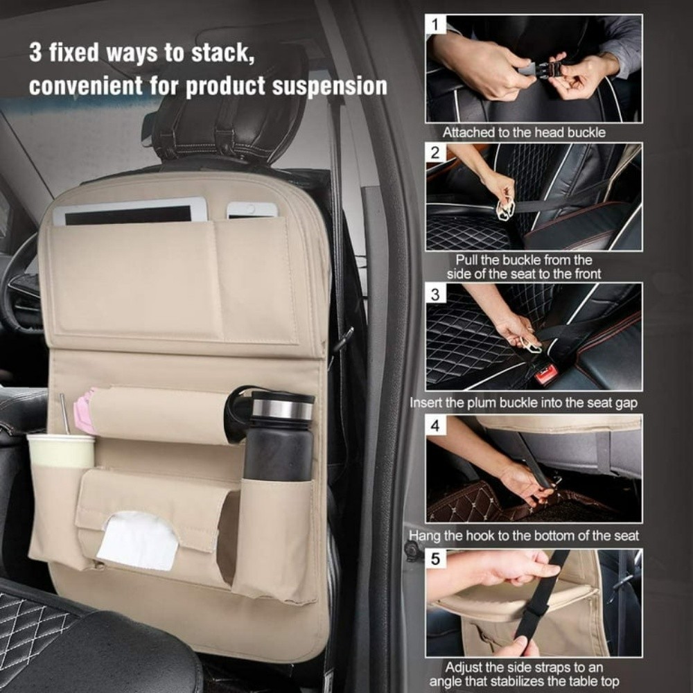 storage bag for car back Seat - 3