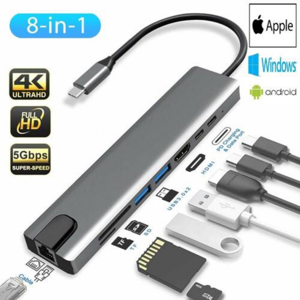 C port to 8 in 1 - 2