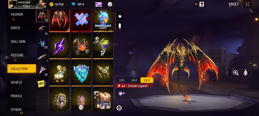 free fire account for sale - 5