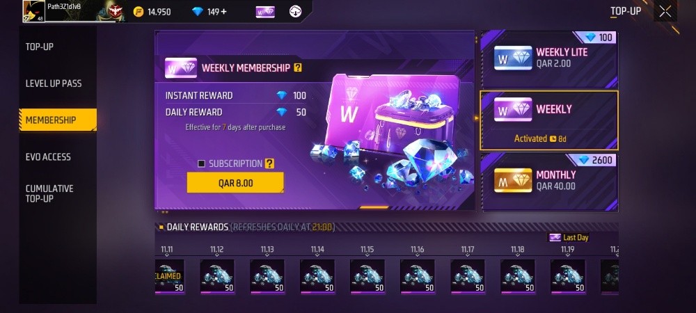 free fire account for sale - 10
