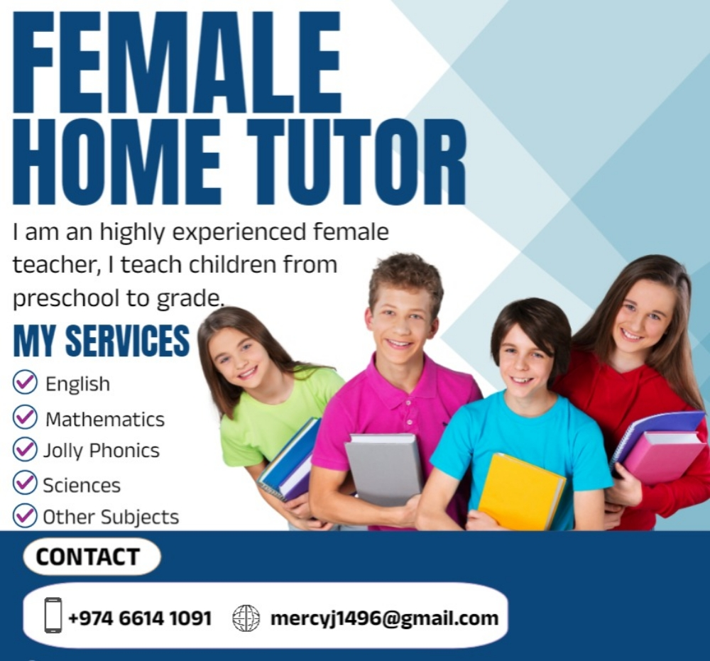 Female Home Tutor - 1