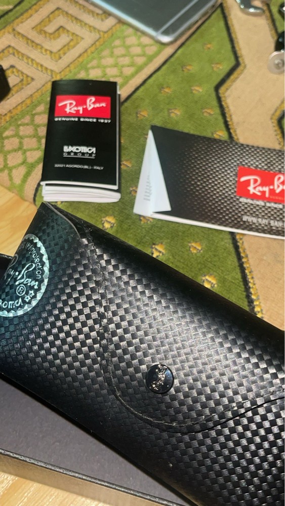 rayban original with papers , bag - 1