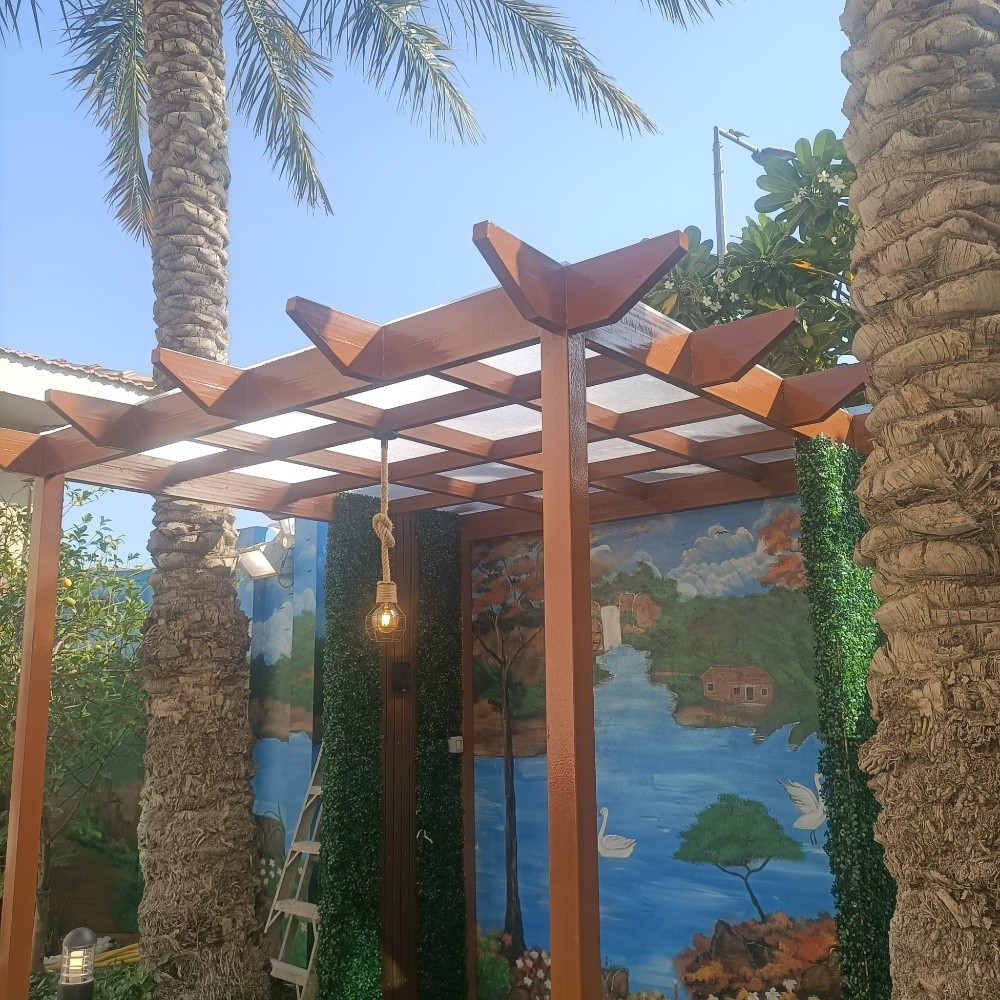 عمل الشلالات والبرجولات والعشب ال - 9