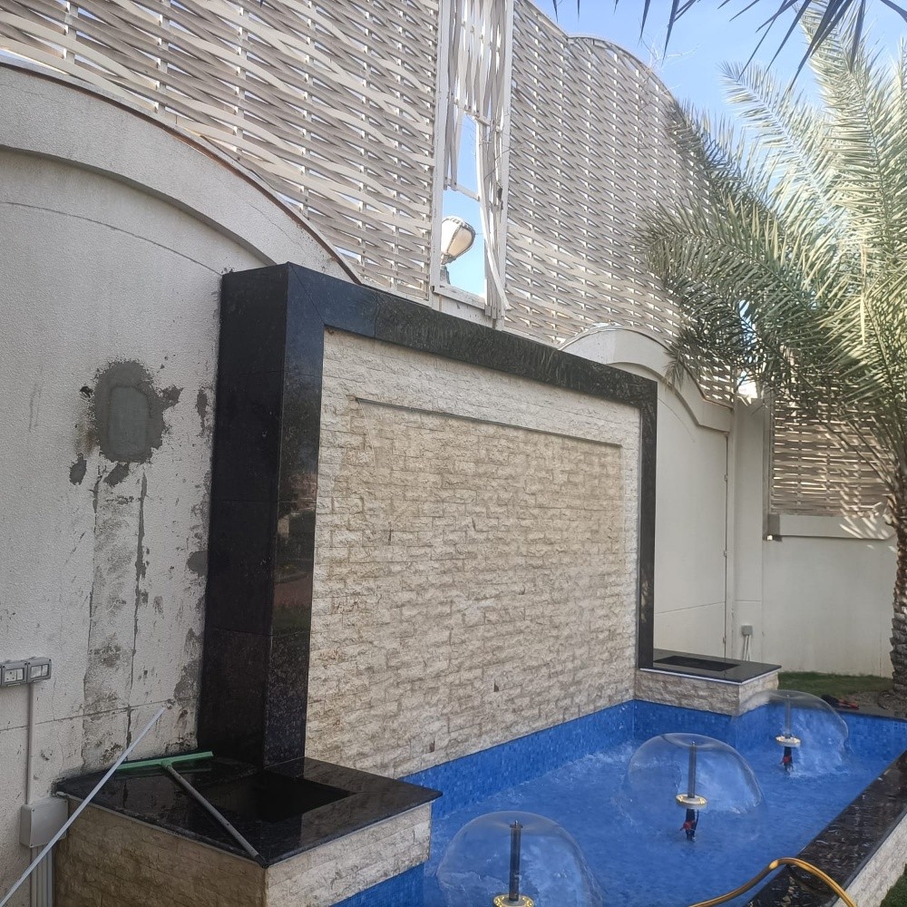 عمل الشلالات والبرجولات والعشب ال - 2