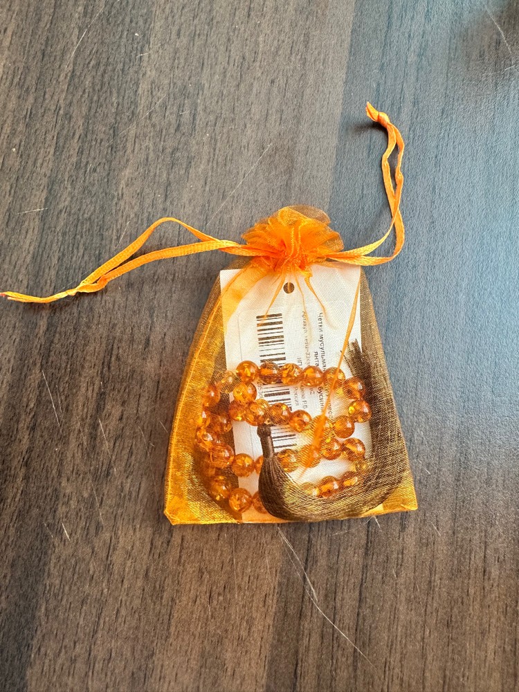 Rosary beads made of Baltic amber - 8