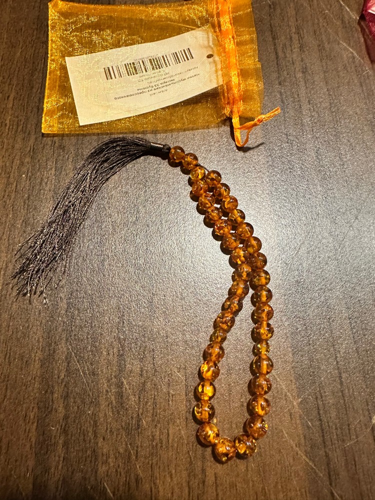 Rosary beads made of Baltic amber - 3