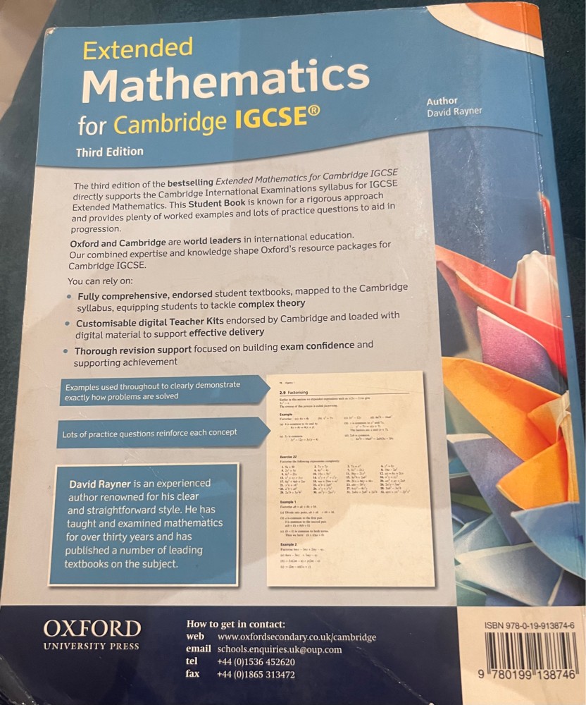 Extended Mathematics - 3