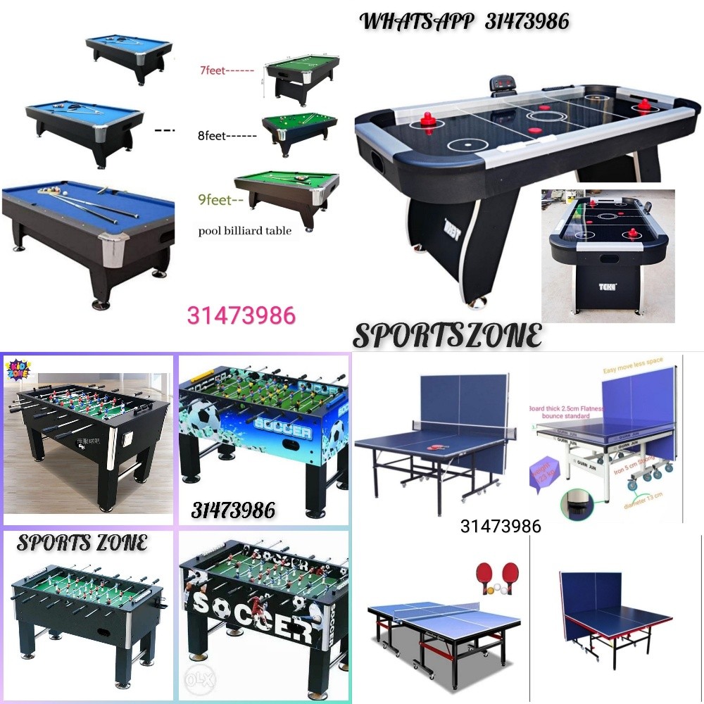 TABLE TENNIS BILLIARDS BABY FOOT - 1