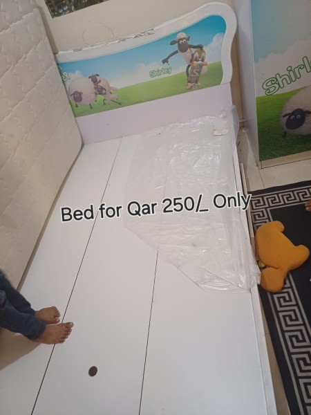 Kids Bed + Mattress for Sales - 1
