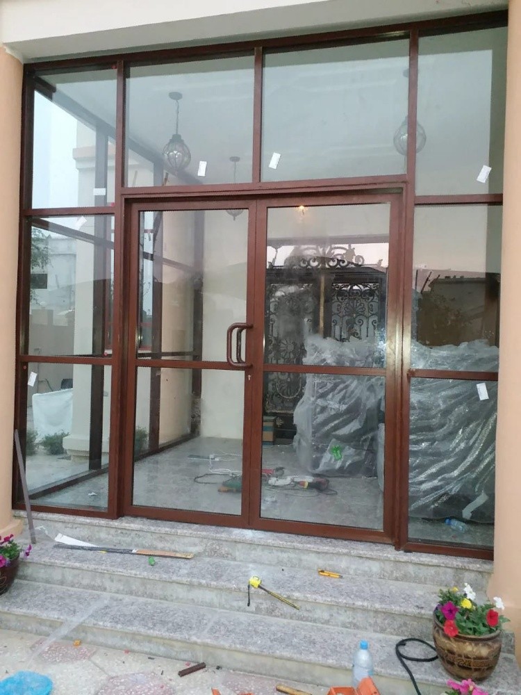 Glass and aluminum work - 1