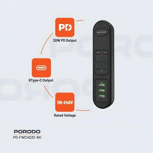 50W MULTI-PORT USB CHARGING HUB - 2