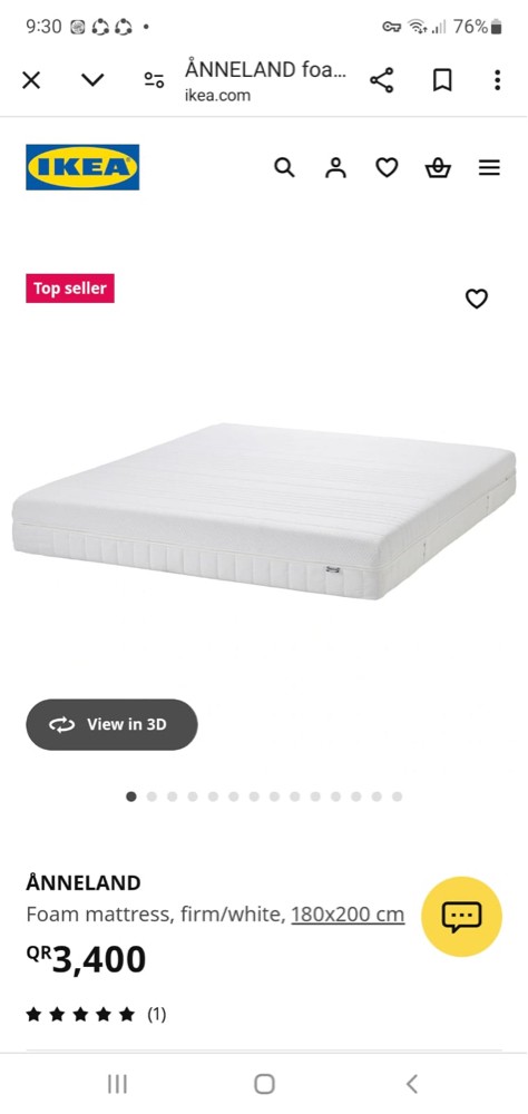 IKEA 180/200 cm. - 3