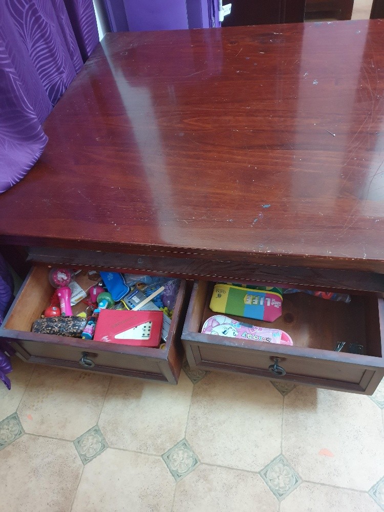 Big Solid Wood Coffee Table Sale - 3