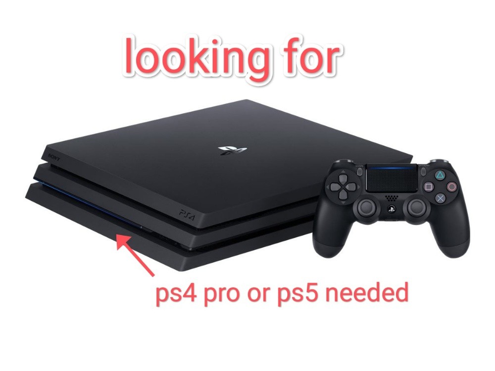 ps5 or PS4 pro required - 2