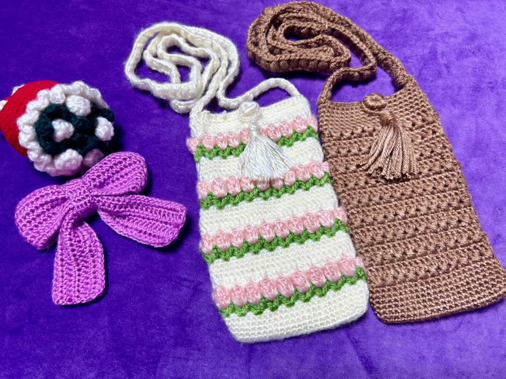Phone sling bag crochet - 5