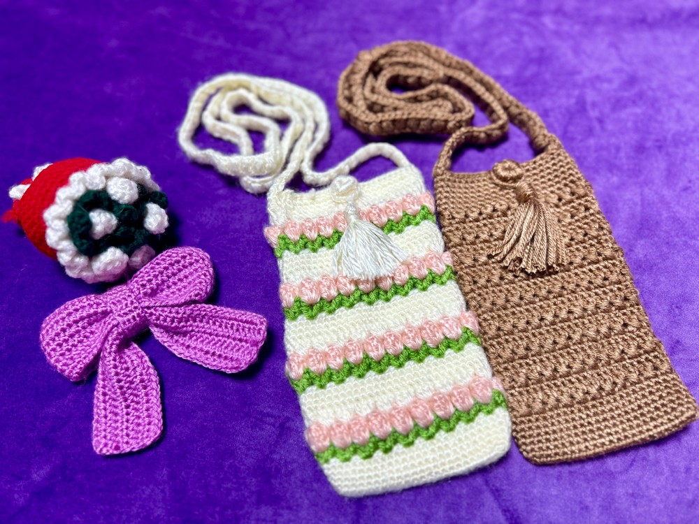 Phone sling bag crochet - 3