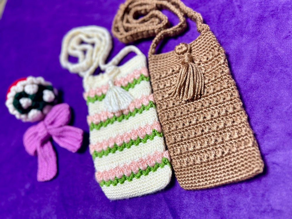 Phone sling bag crochet - 4