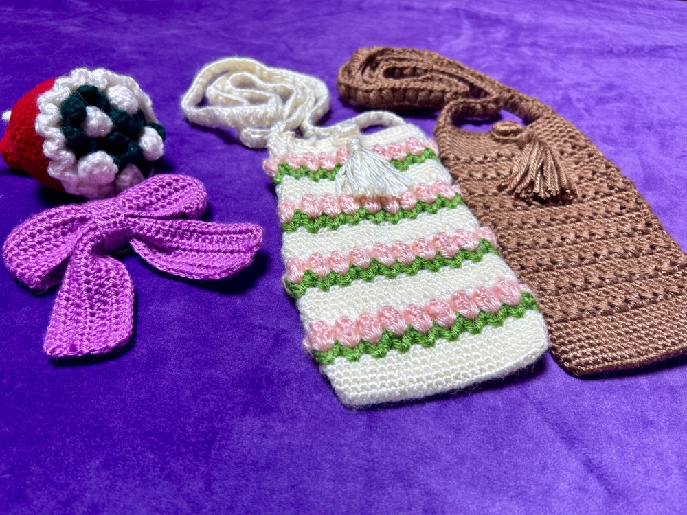 Phone sling bag crochet - 2