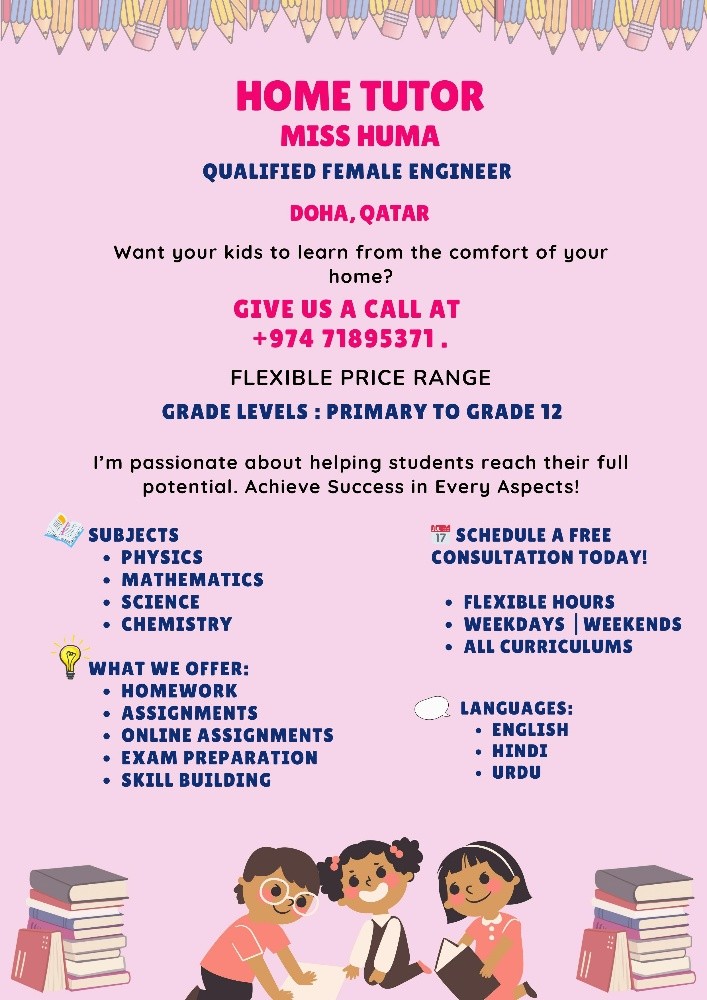 Female Teacher/Tutor - 1