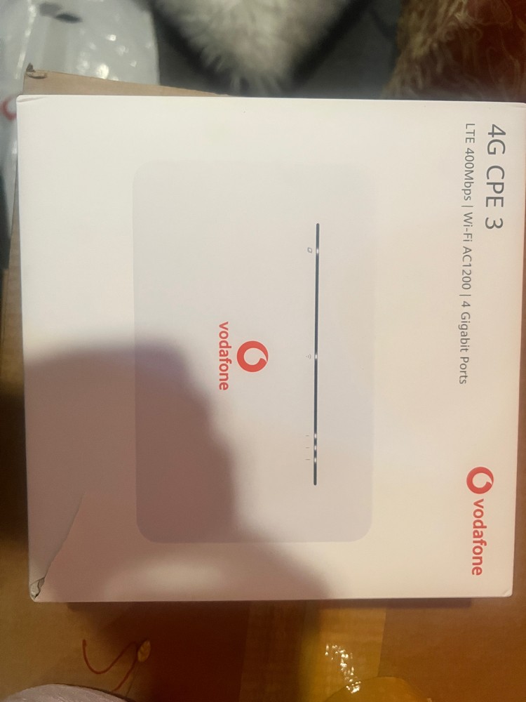 vodafone 4G router sim supported - 2