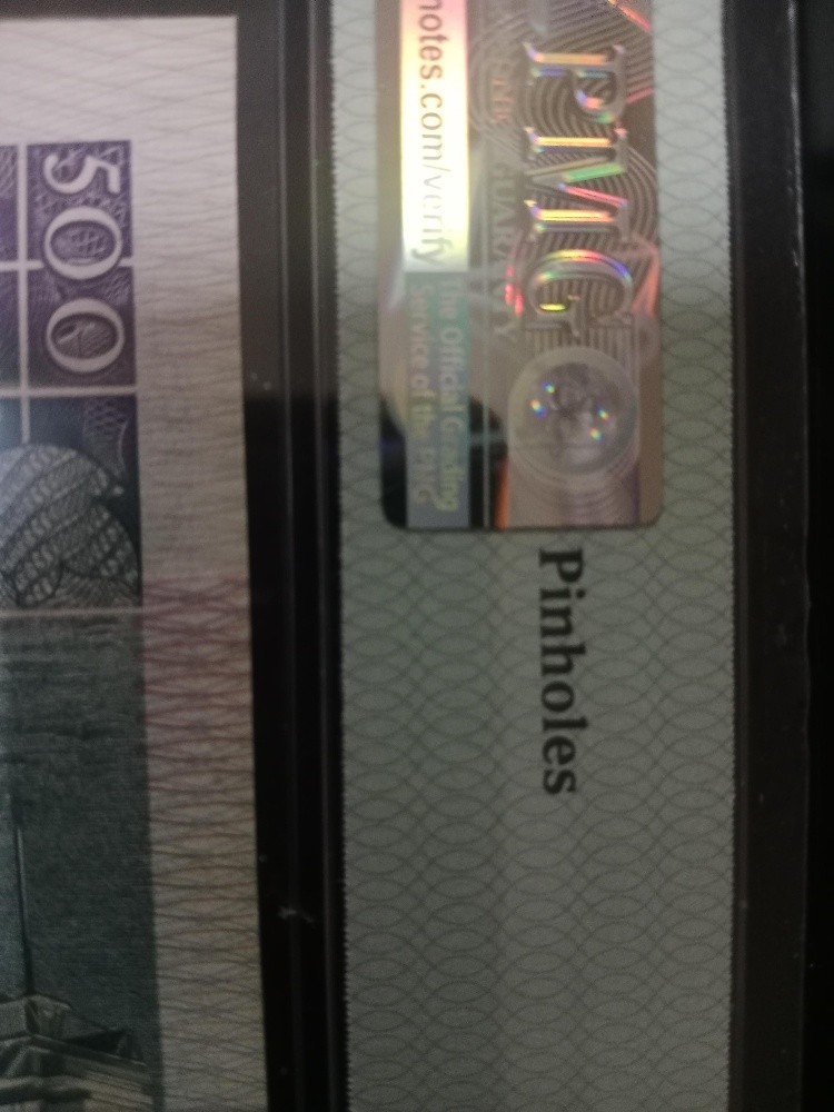 second issue 500 Qatari Riyal PMG - 3